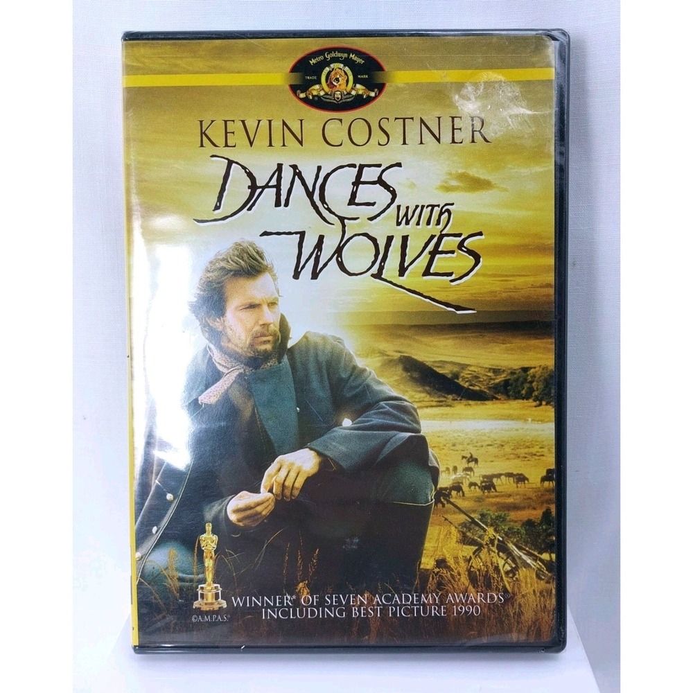 Dances with Wolves (DVD, 1990) Kevin Costner New Sealed